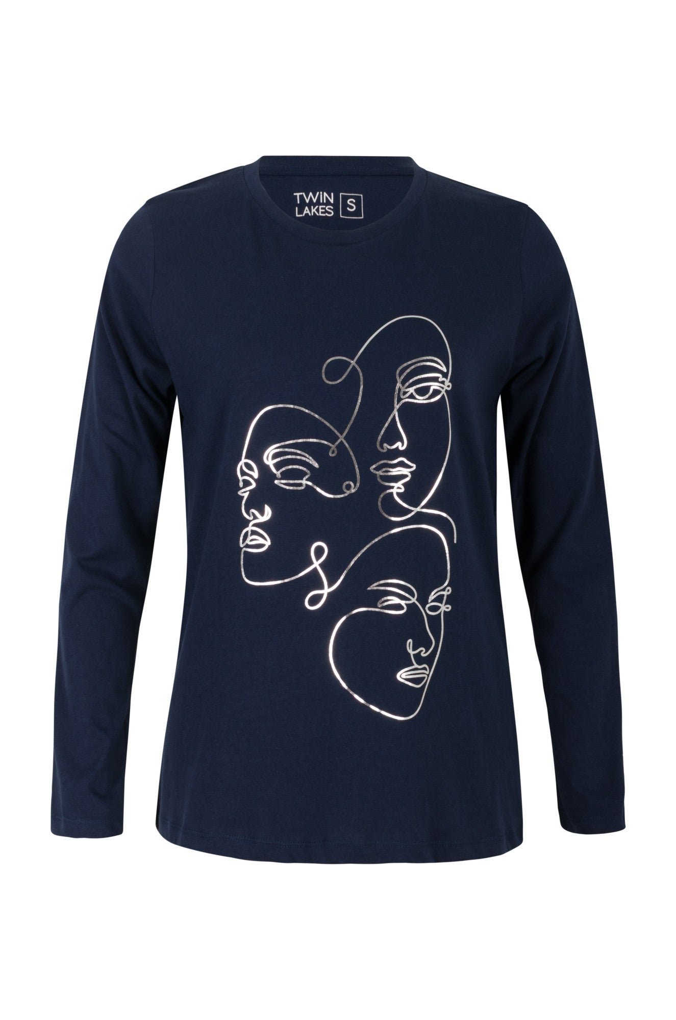 3405B1|THREE LADIES FOIL/NAVY