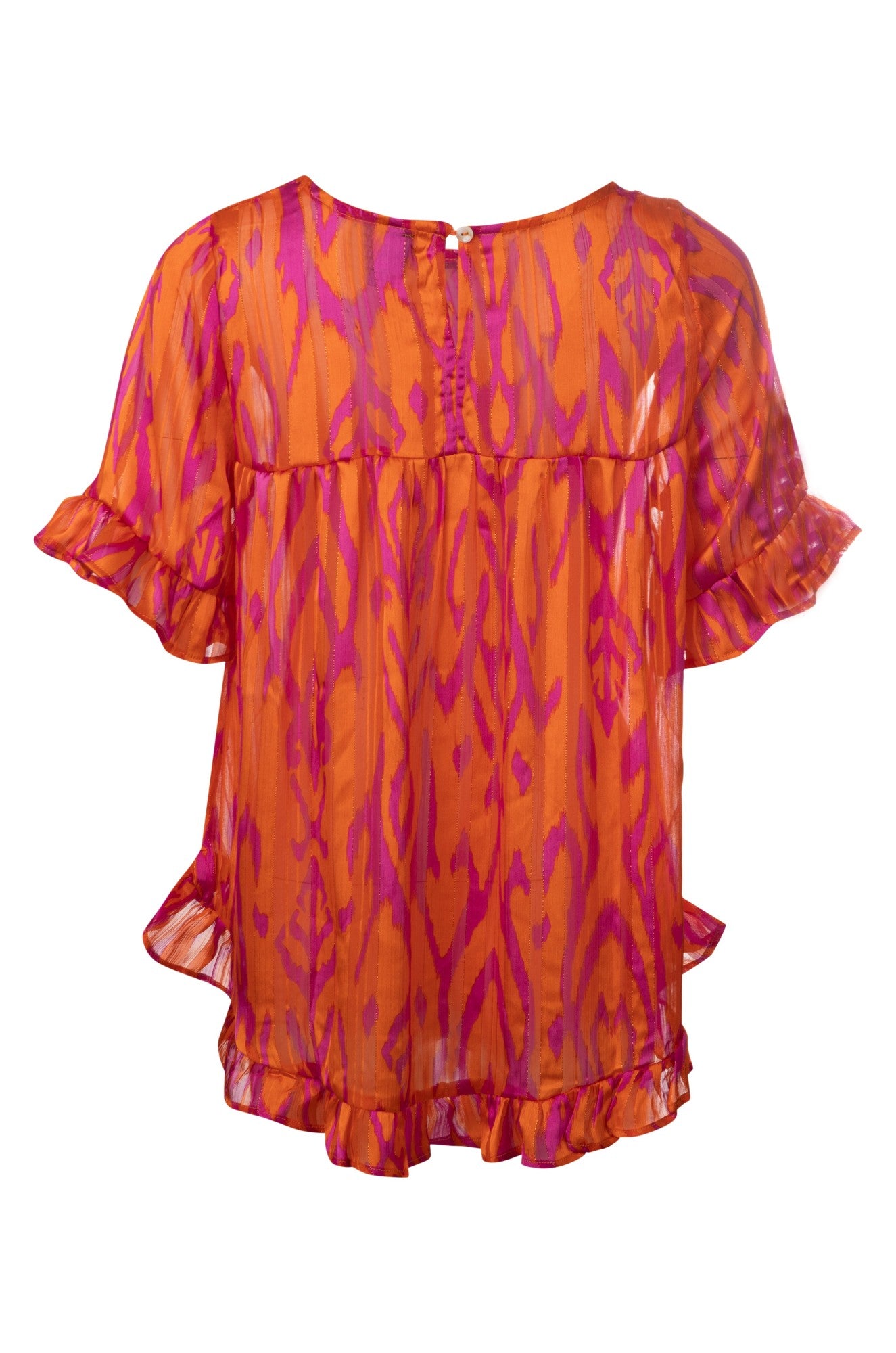 7124A1|PINK ORANGE ABSTRACT