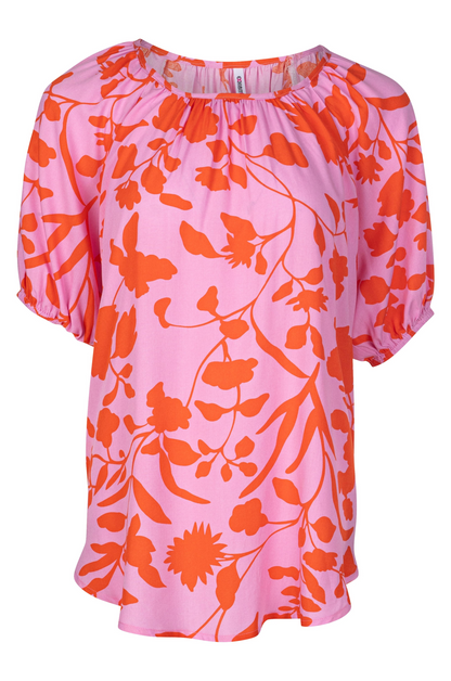 3331A1|PINK ORANGE FLOWER