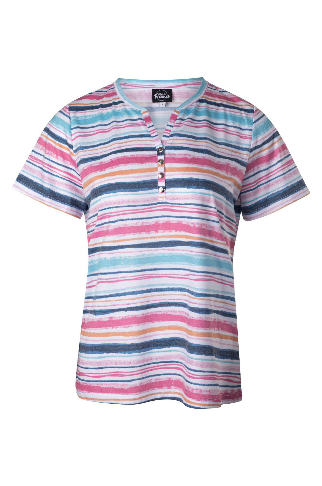 7202A1|PINK INDIGO STRIPES