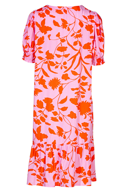 3344A1|PINK ORANGE FLOWER