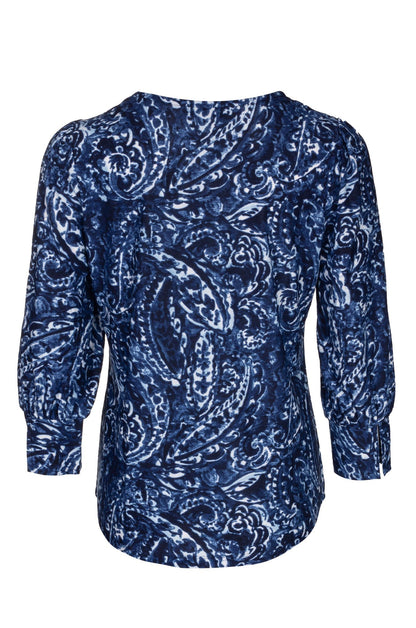 7401B1|NAVY PAISLEY