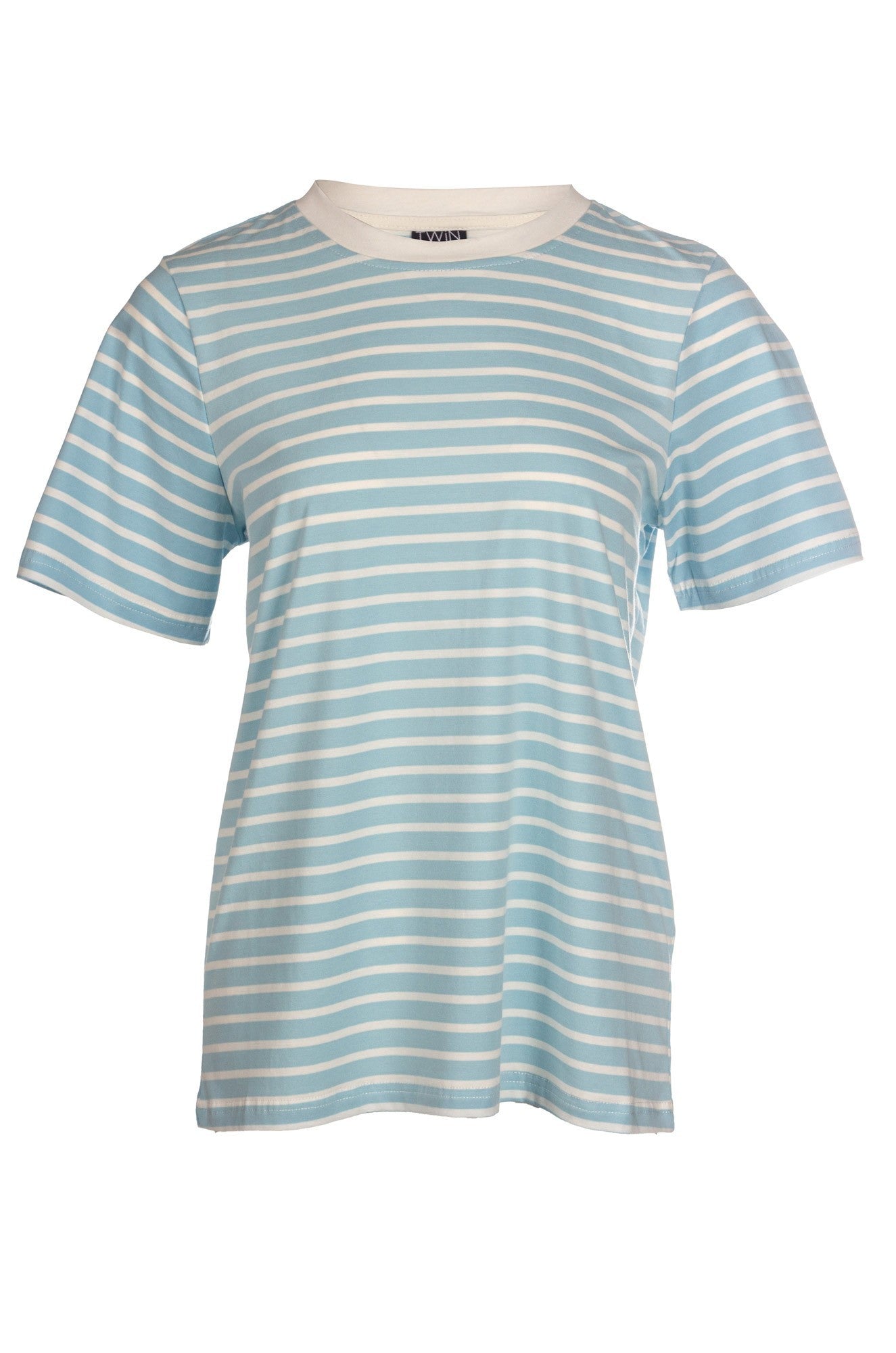 6031A1|SKY WHITE WIDE STRIPE