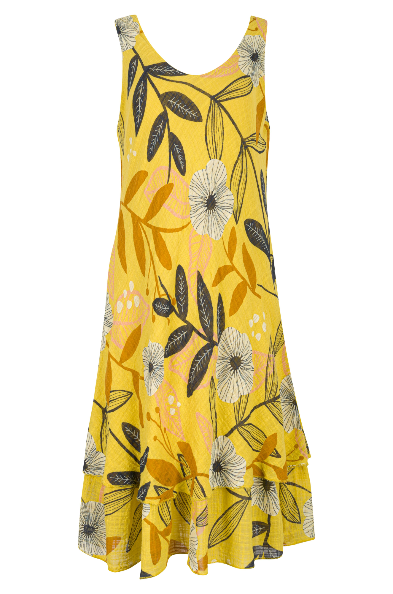 0302YY|YELLOW FLORAL