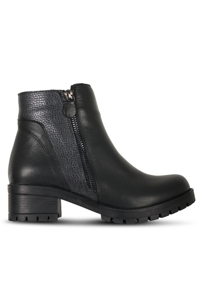 Made in Turkey Leather Ankle Boot | BLACK | PIPER ZZ – Ballentynes ...