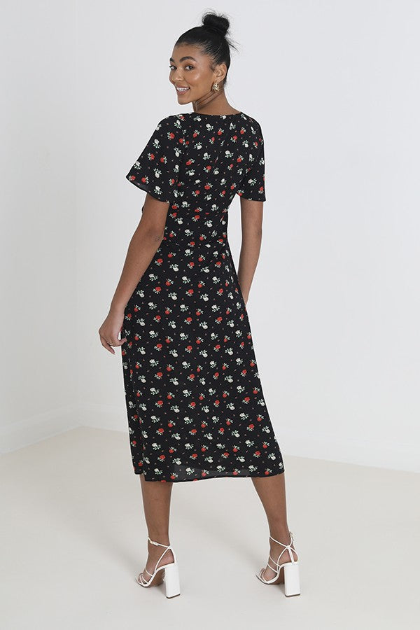 Dress | BLACK FLORAL | BYY012 – Ballentynes Fashion Central