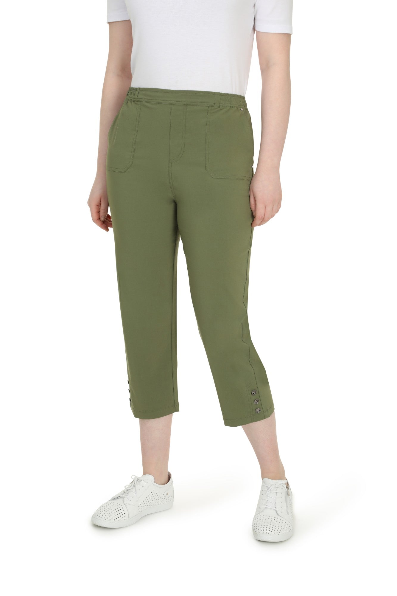 Micro Stretch Mid Calf Pants | MOSS | 2143YR – Ballentynes Fashion Central